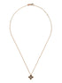 18kt rose gold diamond Princess Flower necklace